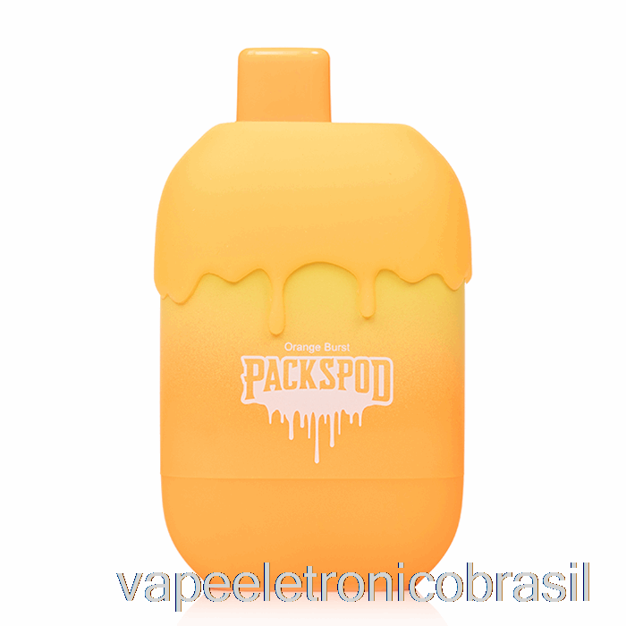 Vape Vaporesso Packwood Packspod 5000 Creme De Laranja Descartável (explosão De Laranja)